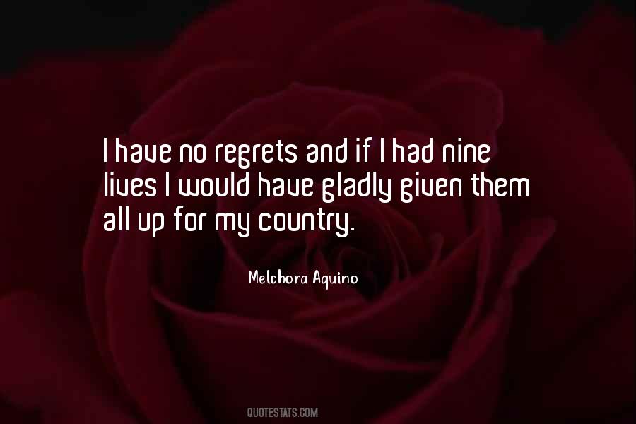 My Regret Quotes #124035