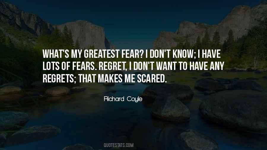 My Regret Quotes #166363
