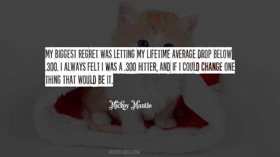 My Regret Quotes #167667