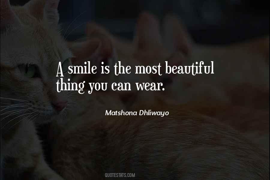 Smile Is Quotes #1008363