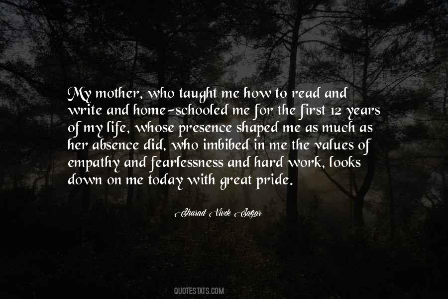 Me And My Mother Quotes #664668