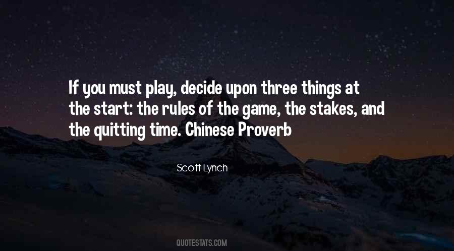Start The Game Quotes #1145545