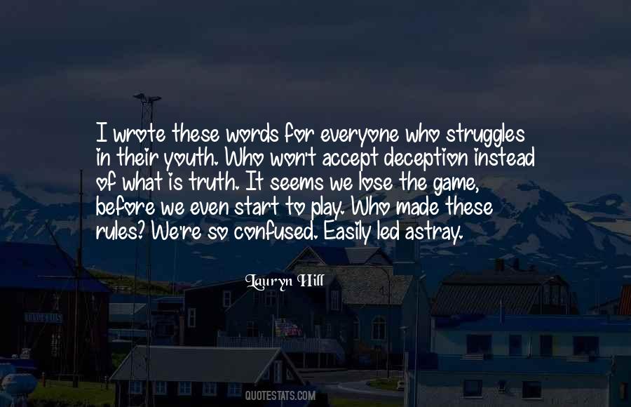 Start The Game Quotes #1293273