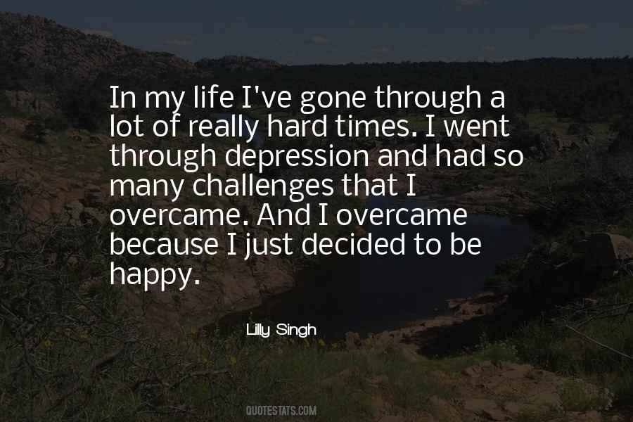 Life And Depression Quotes #1458513