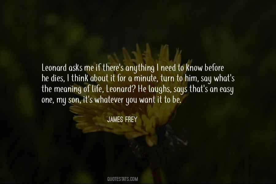 Meaning Of My Life Quotes #201054