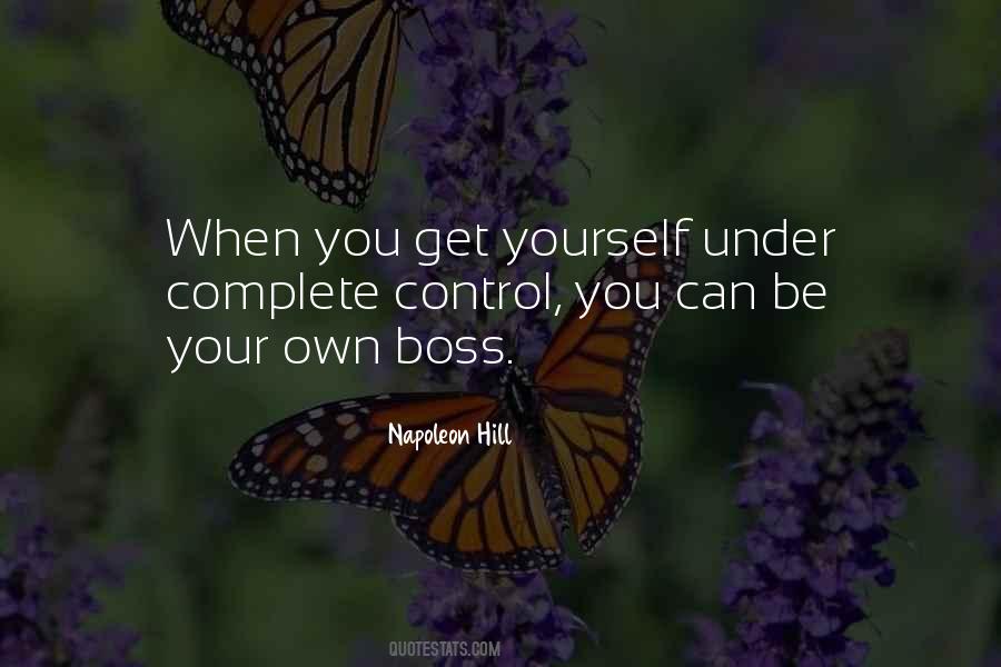 Be Your Boss Quotes #810261