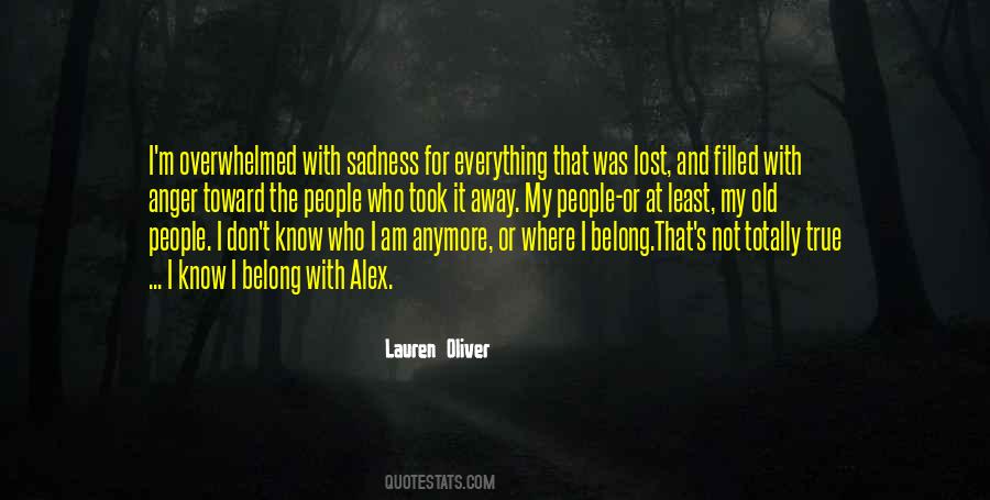 I Know Where I Belong Quotes #1200348