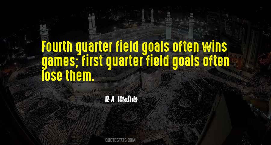 Having No Goals Quotes #26817
