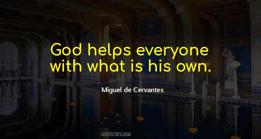 God Helps Those That Help Themselves Quotes #76848