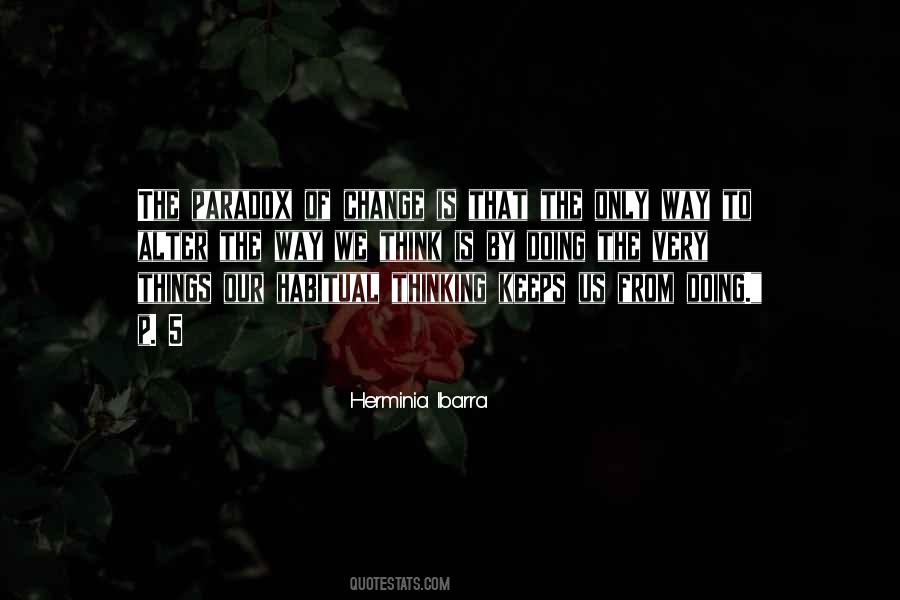 Change The Way We Think Quotes #688563
