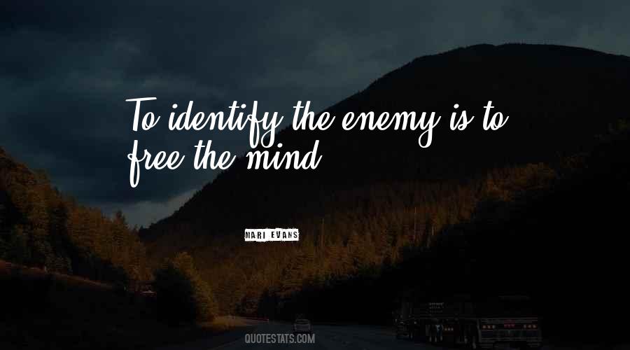 Mind Enemy Quotes #119304
