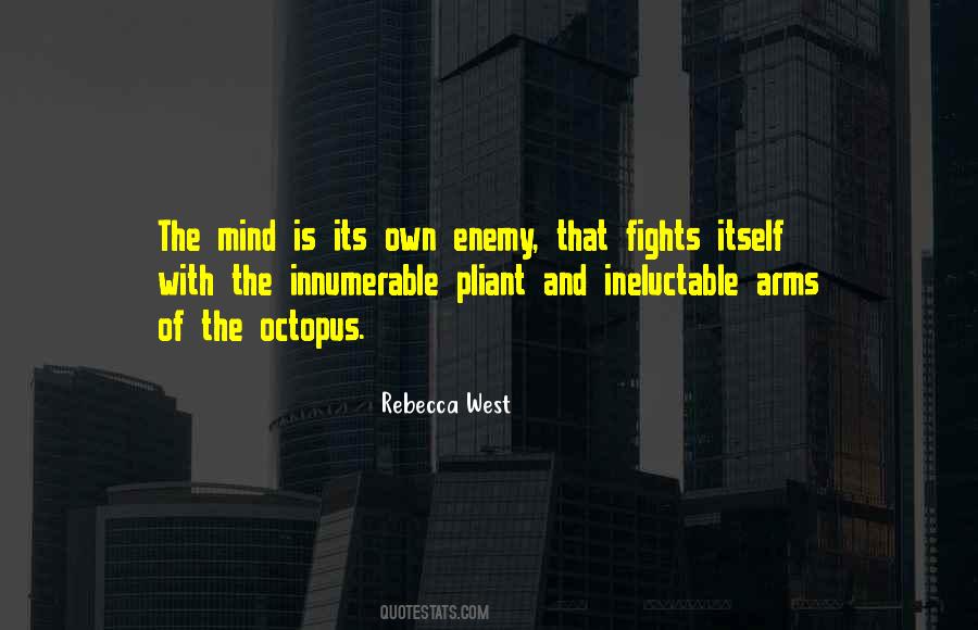 Mind Enemy Quotes #120189