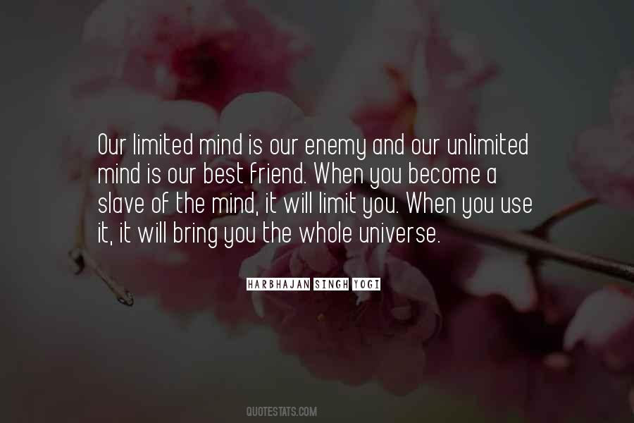 Mind Enemy Quotes #1763056