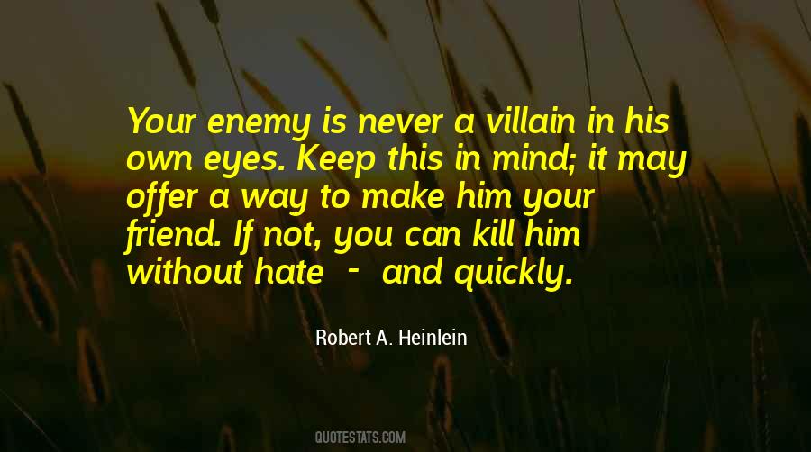 Mind Enemy Quotes #206407