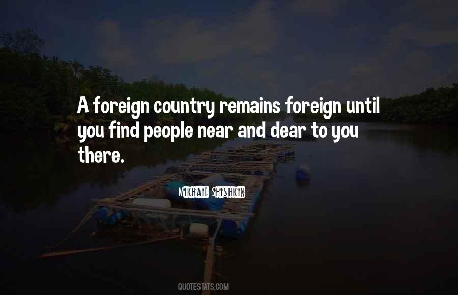 Foreign Country Quotes #1786645