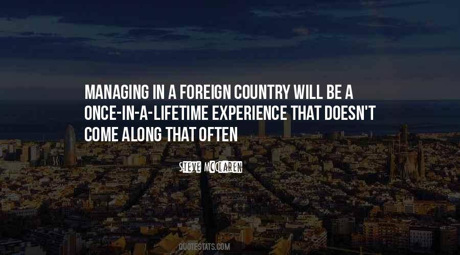 Foreign Country Quotes #841553