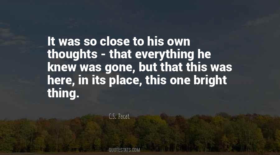 Everything In One Place Quotes #1863819