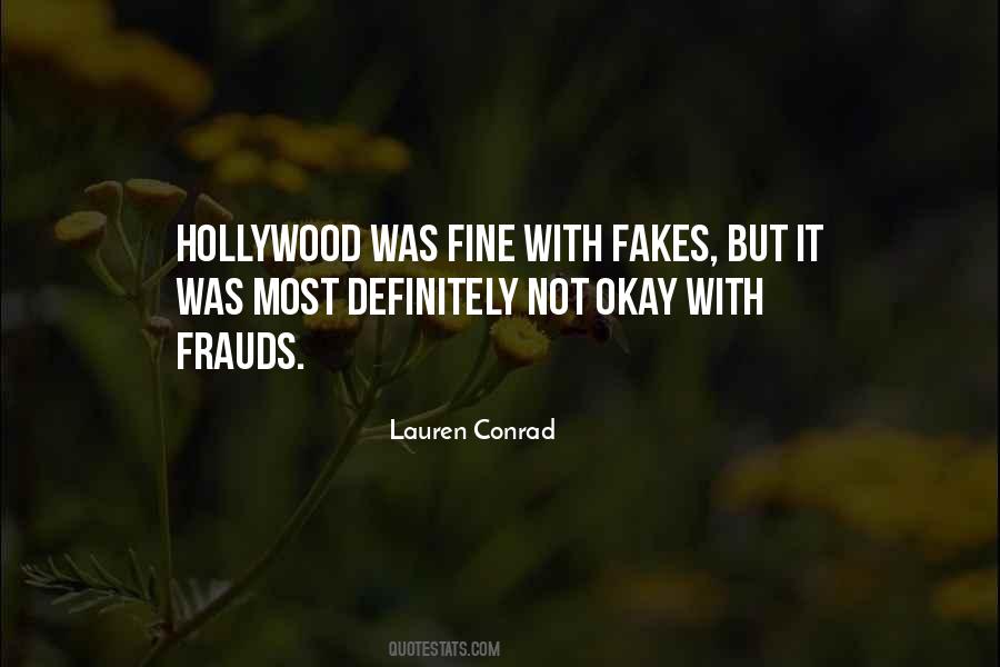 Fakes And Frauds Quotes #1411457