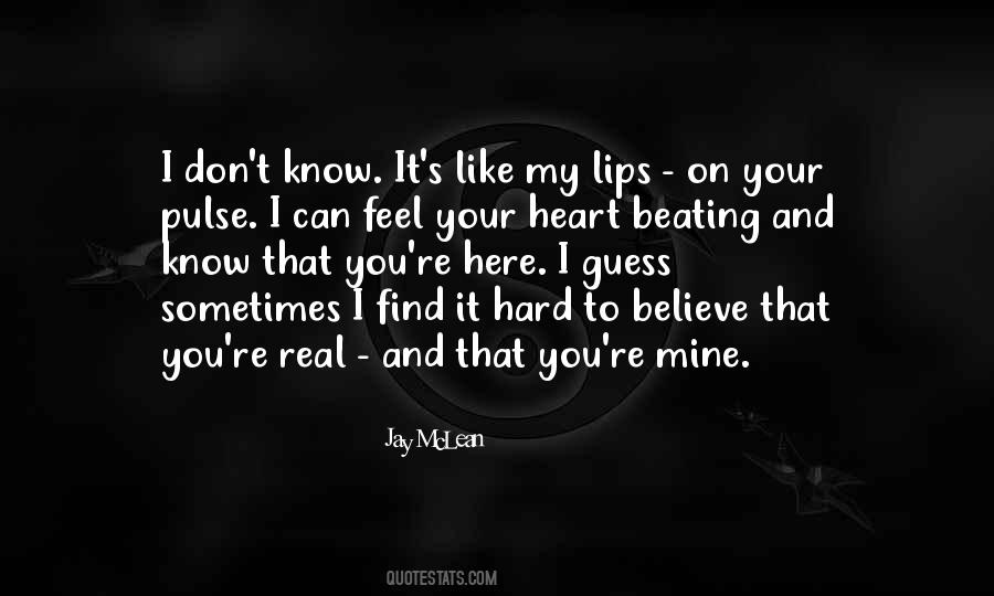 Your Lips On Mine Quotes #766705