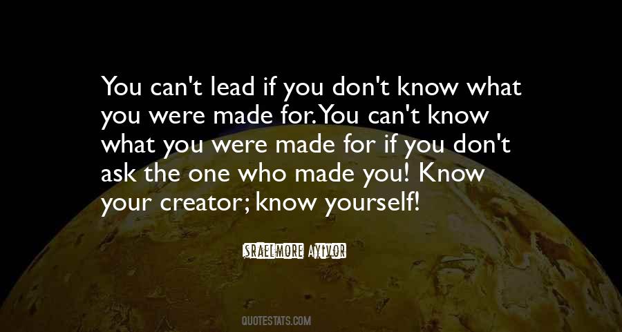 Creator Of Life Quotes #1227898