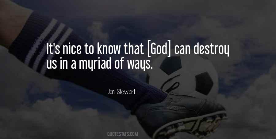 God Knows Us Quotes #100285