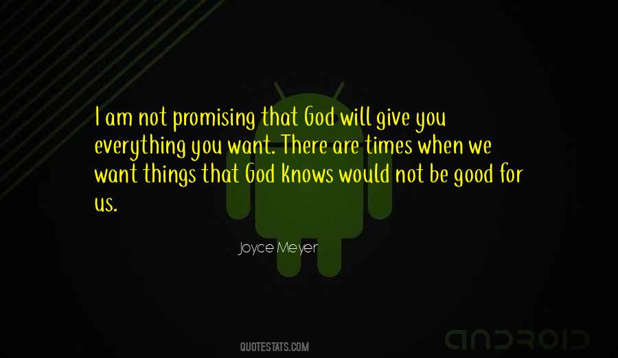 God Knows Us Quotes #1143272