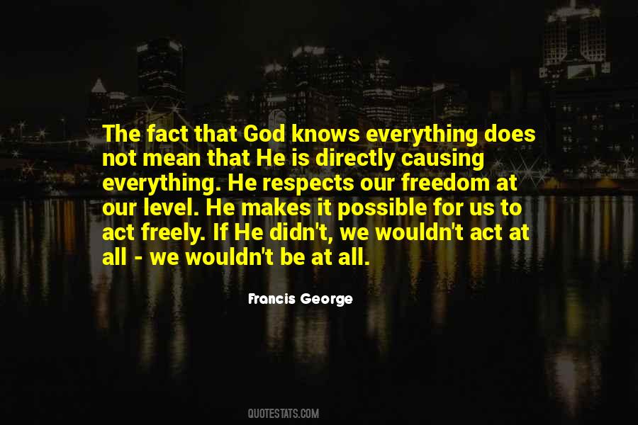 God Knows Us Quotes #272338