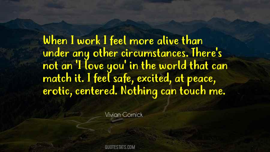 I Feel Peace Quotes #1415451