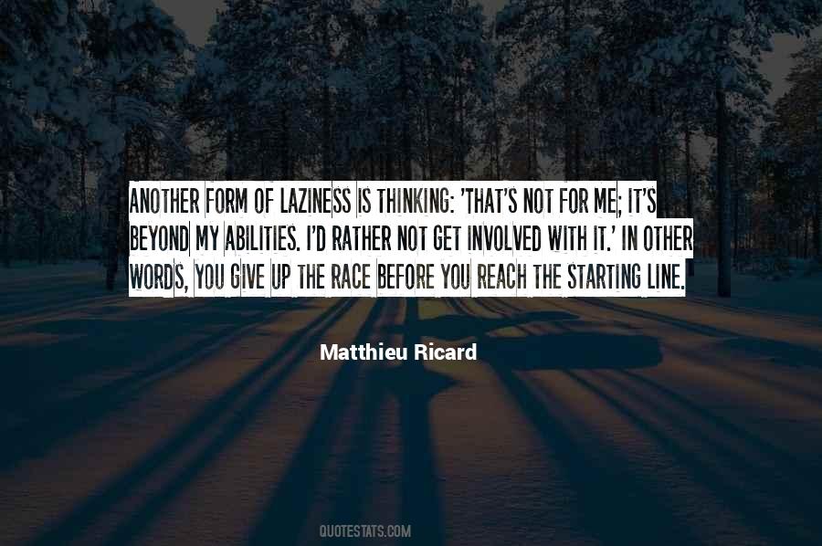 Quotes About Starting A Race #339951