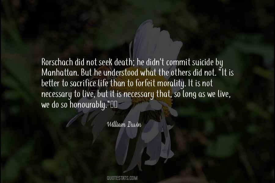 Sacrifice Life Quotes #1860389