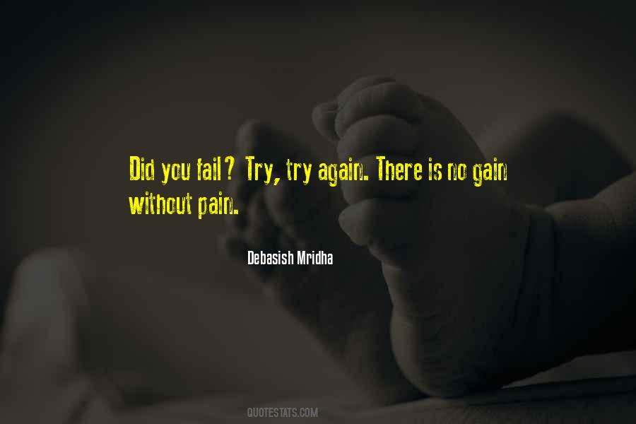 Quotes About Gain Without Pain #1694570