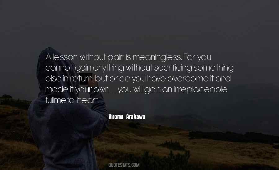 Quotes About Gain Without Pain #1805327