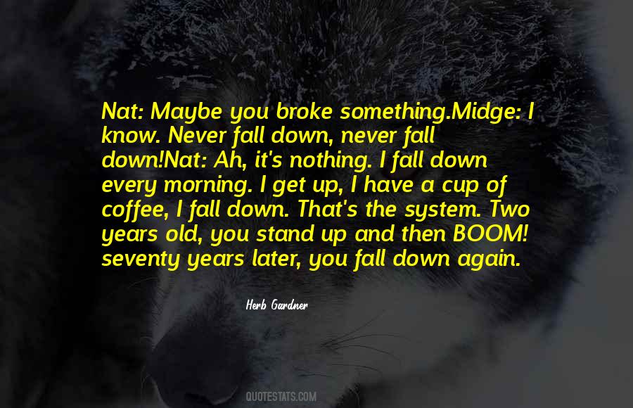 Fall Down And Stand Up Quotes #601120