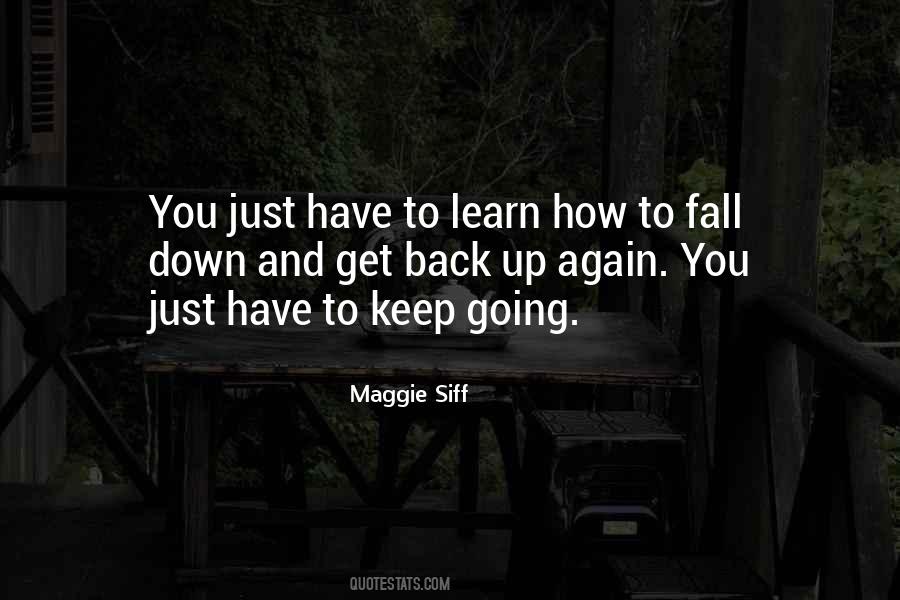 Fall Get Back Up Quotes #362905