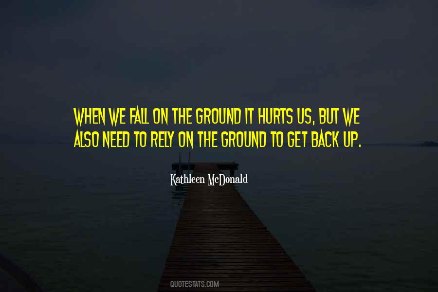 Fall Get Back Up Quotes #737330