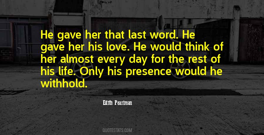 Every Last Word Quotes #904048