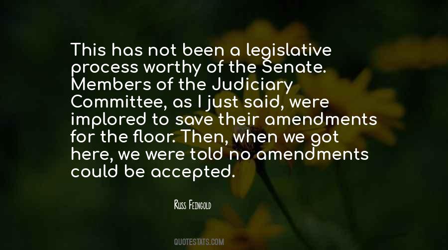 Quotes About The Judiciary Committee #806762