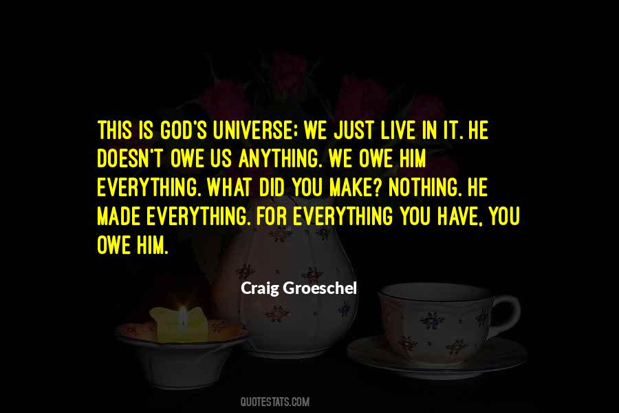 God Universe Quotes #128160