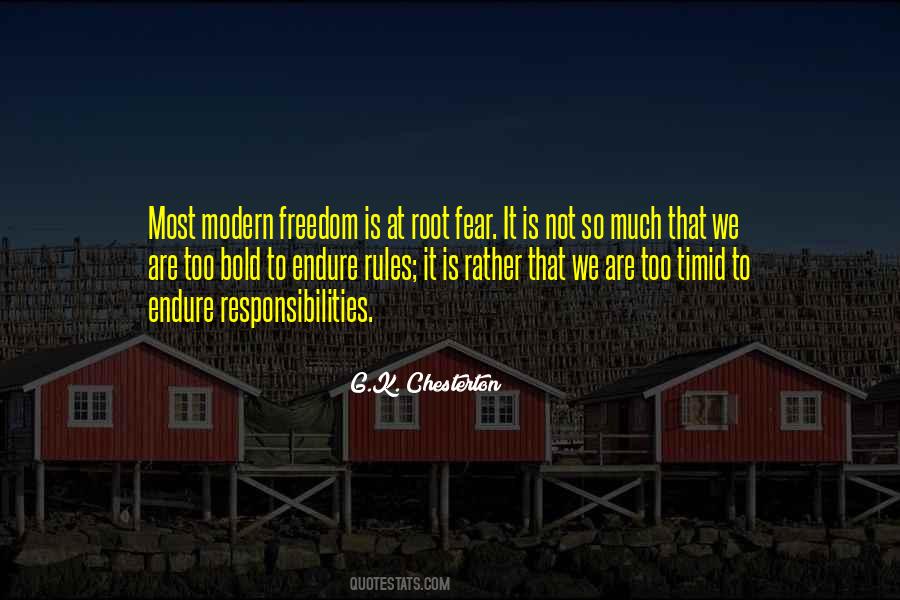 Fear Freedom Quotes #1079667