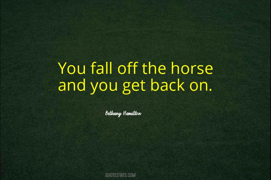 Fall Off Horse Quotes #830412