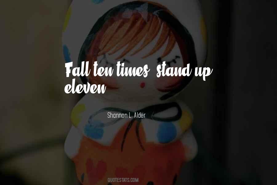 Fall Stand Up Quotes #1205343