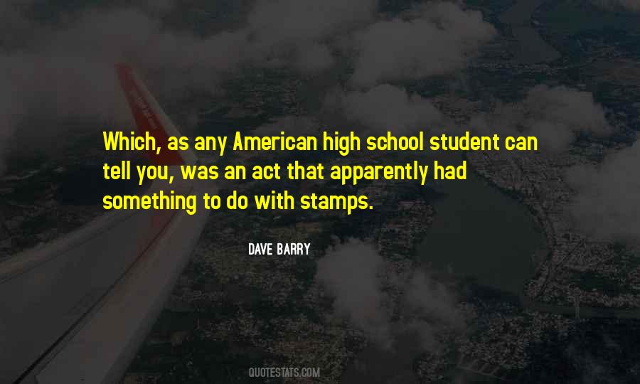 American High School Quotes #1096502