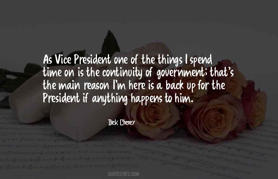 Quotes About The Vice President #582522