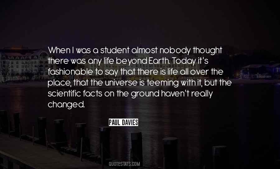 Quotes About How Life Has Changed #62932