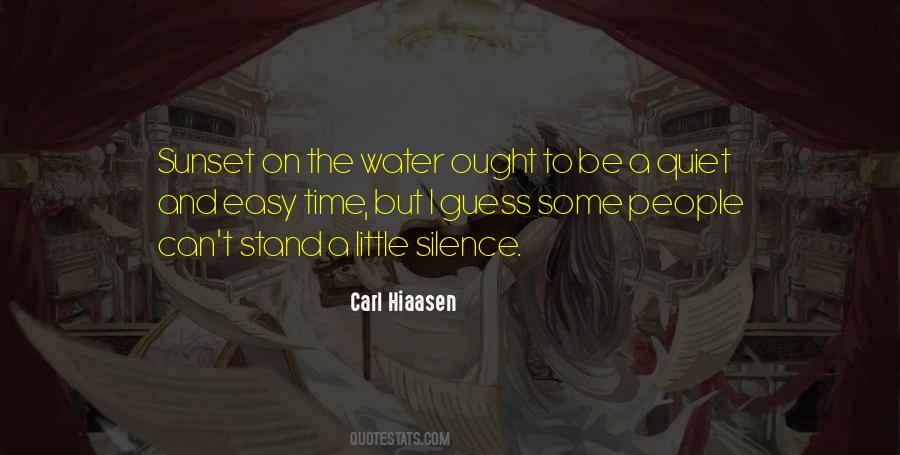 Quiet Sunset Quotes #1678057