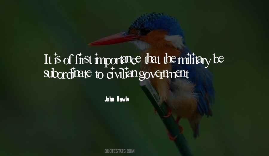 Quotes About Importance Of Government #1832667