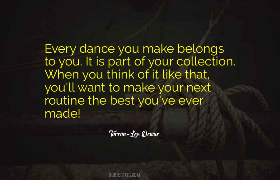 Best Dancers Quotes #1607078