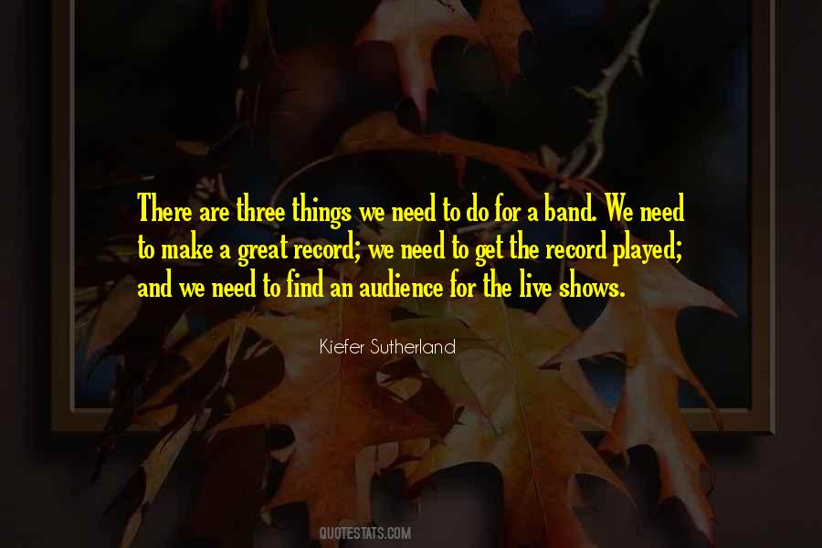 Great Band Quotes #64835