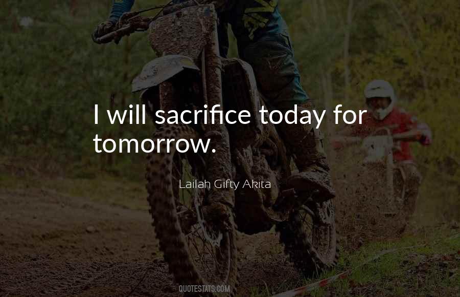 Work Sacrifice Quotes #1016401