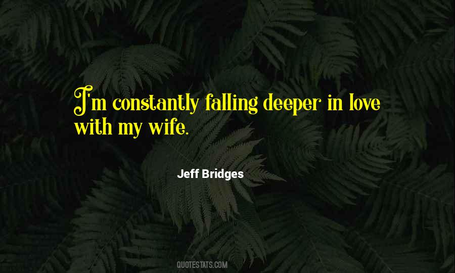 Falling Deeper Quotes #792499